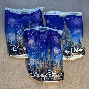 Disney Parks Blue and White Souvenir Cinderella Castle Bags